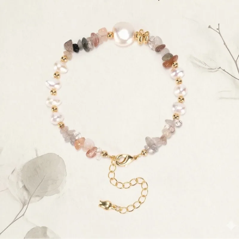 Natural Baroque Pearl Bracelet Women's Exquisite Tulip Bracelet Light Luxury Niche Birthday Gift
Natural Baroque Pearl Bracelet Women's Exquisite Tulip Bracelet Light Luxury Niche Birthday Gift