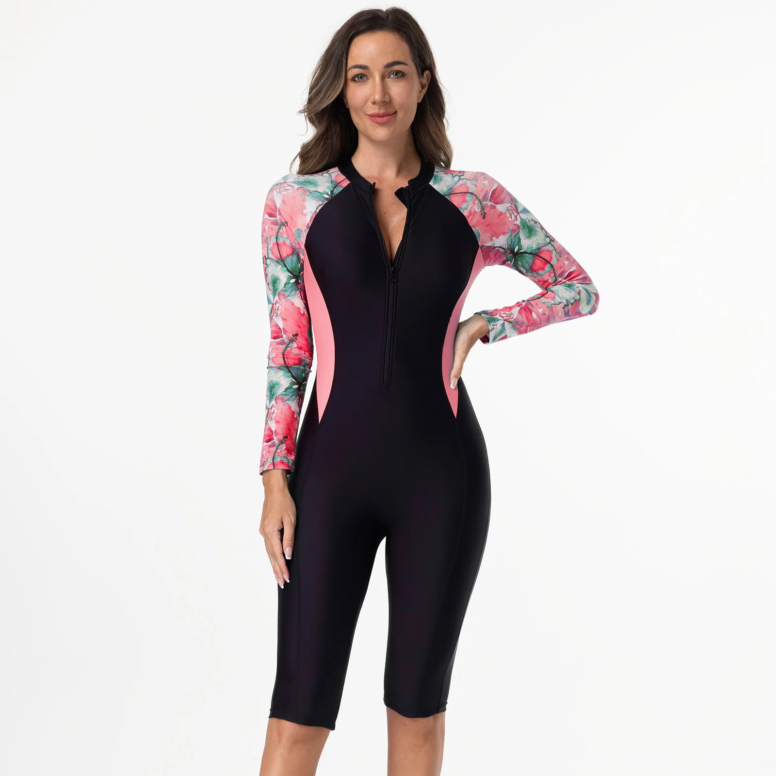 2025 One Piece New Swimsuit Women Surfing Long Sleeve Solid with Zipper Swimwear Beach Bathing Suit Beachwear Upf 50
2025 One Piece New Swimsuit Women Surfing Long Sleeve Solid with Zipper Swimwear Beach Bathing Suit Beachwear Upf 50