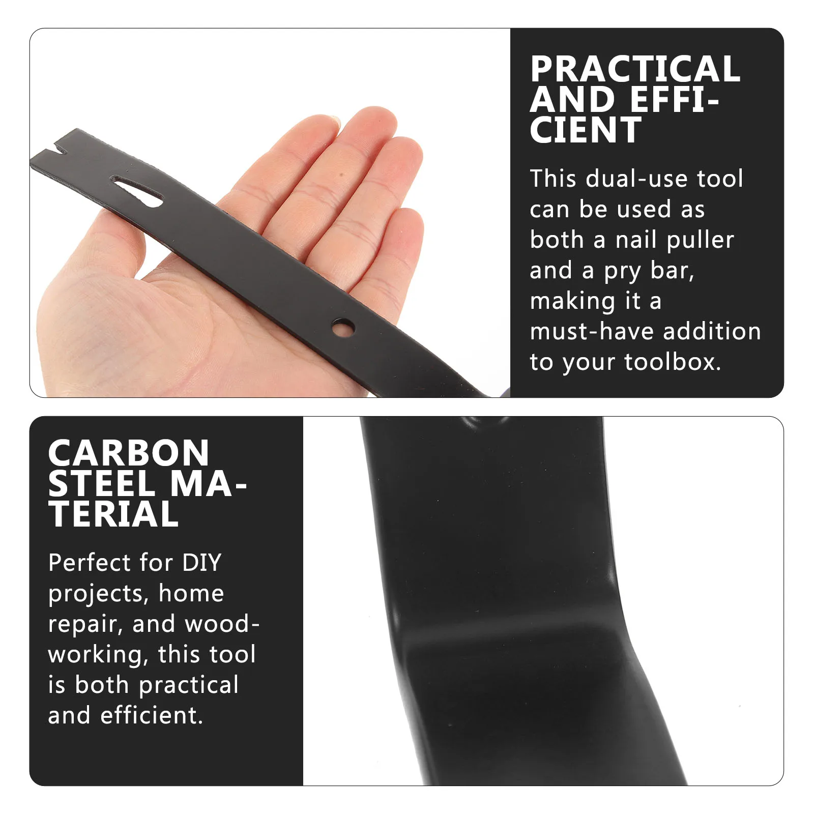 s Nail Puller Tool Carbon Steel Removal Pry Bar for Roof Shingles H held Nails Extractor Versatile Practical Metal Manual Tool 
s Nail Puller Tool Carbon Steel Removal Pry Bar for Roof Shingles H held Nails Extractor Versatile Practical Metal Manual Tool