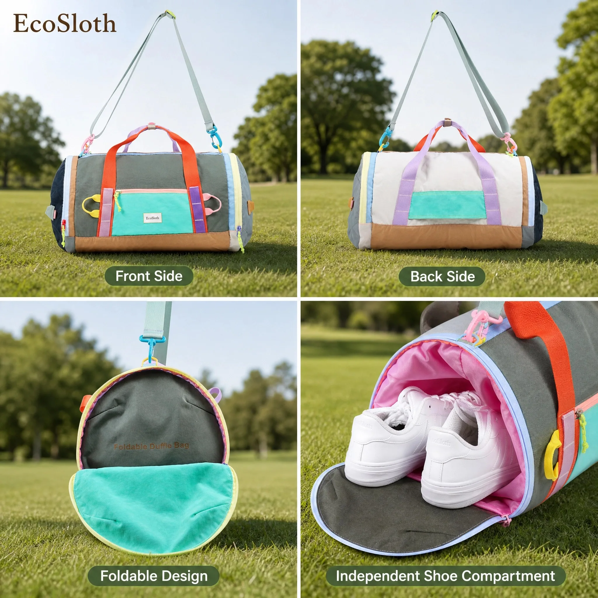ES Portable Foldable Travel Bag, Lightweight Large Capacity Sports Gym Bag, Carry On Luggage Duffle Bag For Travel Airplane Work
ES Portable Foldable Travel Bag, Lightweight Large Capacity Sports Gym Bag, Carry On Luggage Duffle Bag For Travel Airplane Work