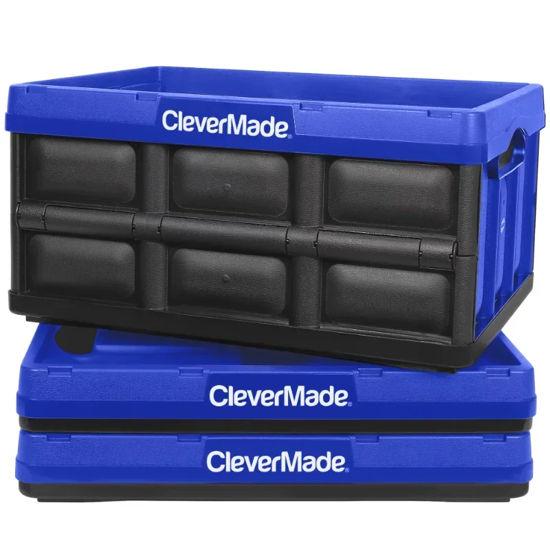 CleverMade Collapsible Plastic Storage Bin, No Lid, for Adults 8 gal Royal Blue, 3 Packstorage storage boxes storage box
CleverMade Collapsible Plastic Storage Bin, No Lid, for Adults 8 gal Royal Blue, 3 Packstorage storage boxes storage box