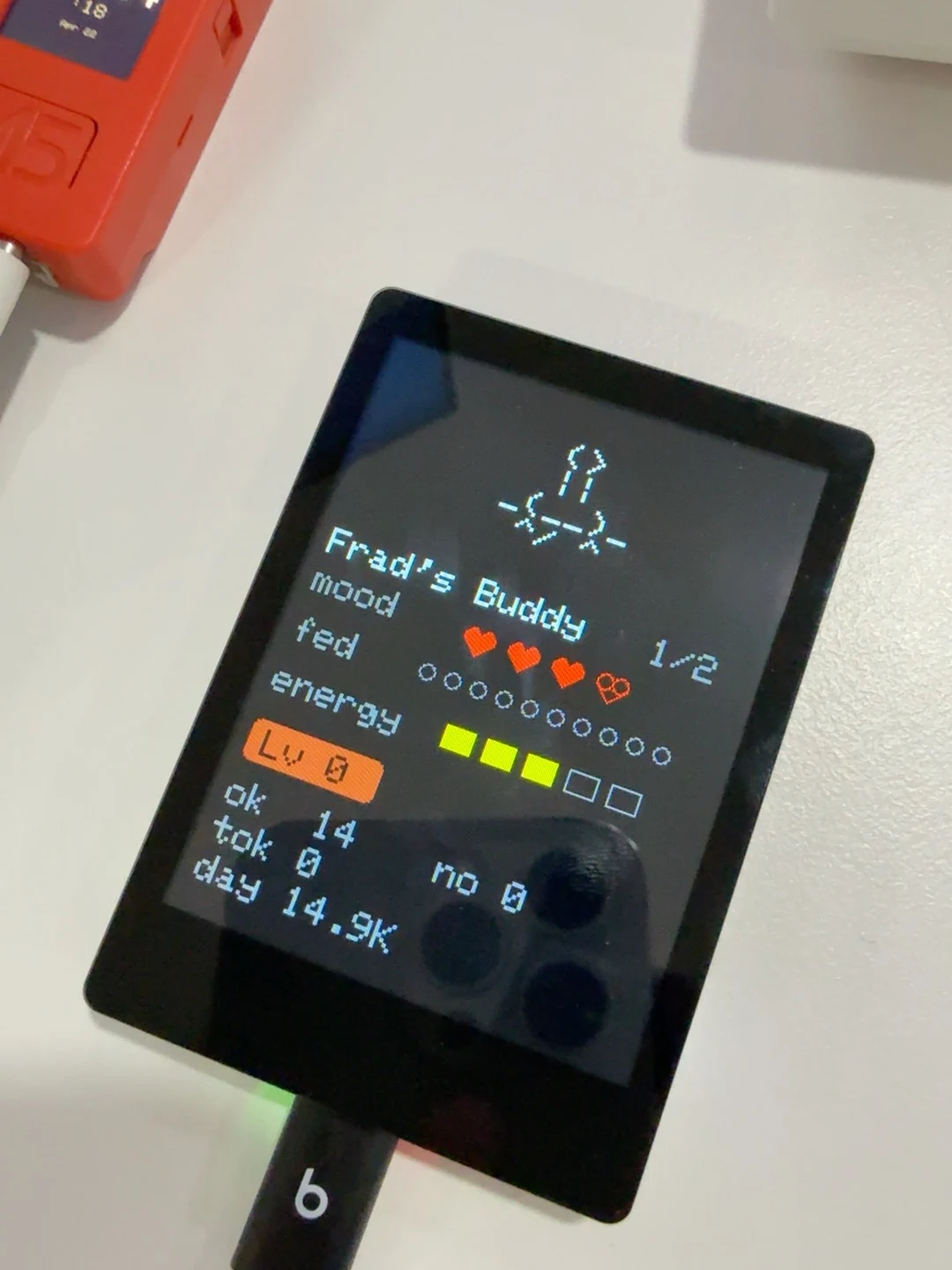 Claude Buddy Touchscreen Virtual Pet Device | ESP32 Programmable Companion | Handheld Coding Game Console
Claude Buddy Touchscreen Virtual Pet Device | ESP32 Programmable Companion | Handheld Coding Game Console