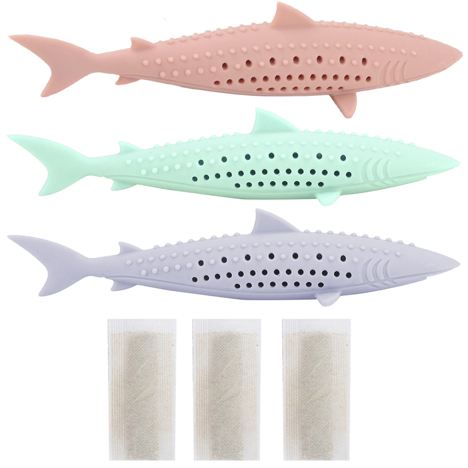 Cat Catnip Toy Cat Silicone Fish Toy Silicone Pet Cat Catnip Molar Teeth Cleaning Simulation Fish Shape Training Interactive
Cat Catnip Toy Cat Silicone Fish Toy Silicone Pet Cat Catnip Molar Teeth Cleaning Simulation Fish Shape Training Interactive