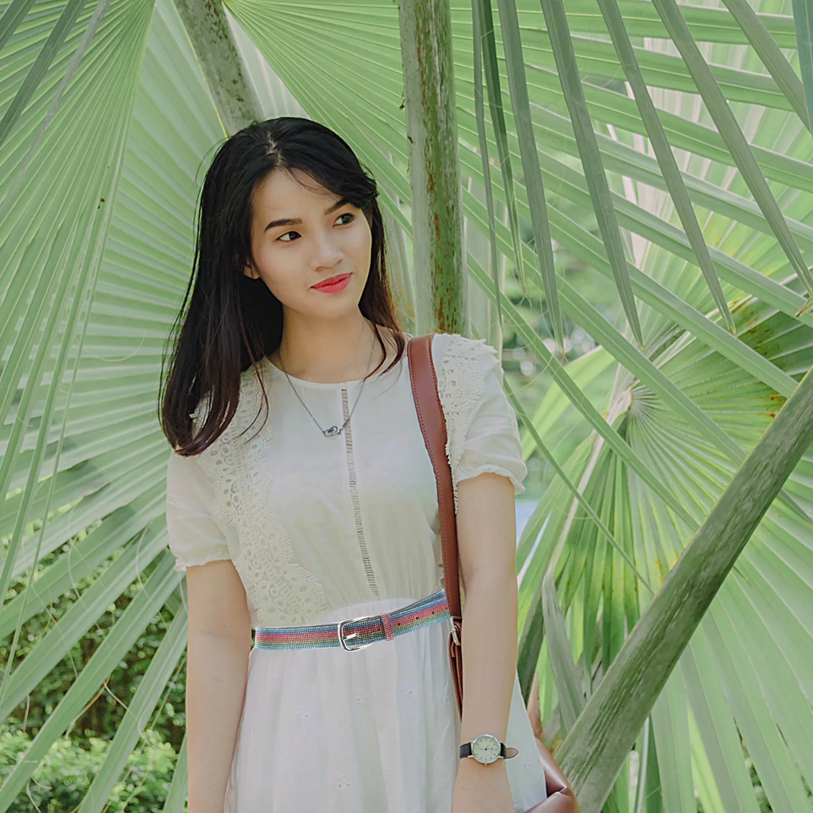 Rainbow Rhinestone Waist Belt Buckle Elegant Waistband Casual Formal Women Pants Jeans Dress Belt Chic Fashion Accessory
Rainbow Rhinestone Waist Belt Buckle Elegant Waistband Casual Formal Women Pants Jeans Dress Belt Chic Fashion Accessory