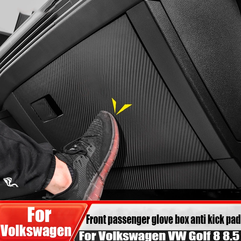 For Volkswagen VW Golf 8 8.5 modified passenger glove box anti kick pad car interior decoration product scratch resistant
For Volkswagen VW Golf 8 8.5 modified passenger glove box anti kick pad car interior decoration product scratch resistant