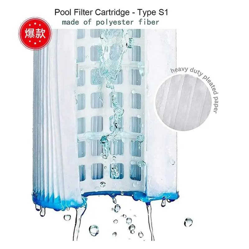 12Pcs Pool Spa Cartridge Type S1,For Intex-29001E 11692 Hot Tub Filters Type S1 Purespa Filter Pump Cartridge
12Pcs Pool Spa Cartridge Type S1,For Intex-29001E 11692 Hot Tub Filters Type S1 Purespa Filter Pump Cartridge