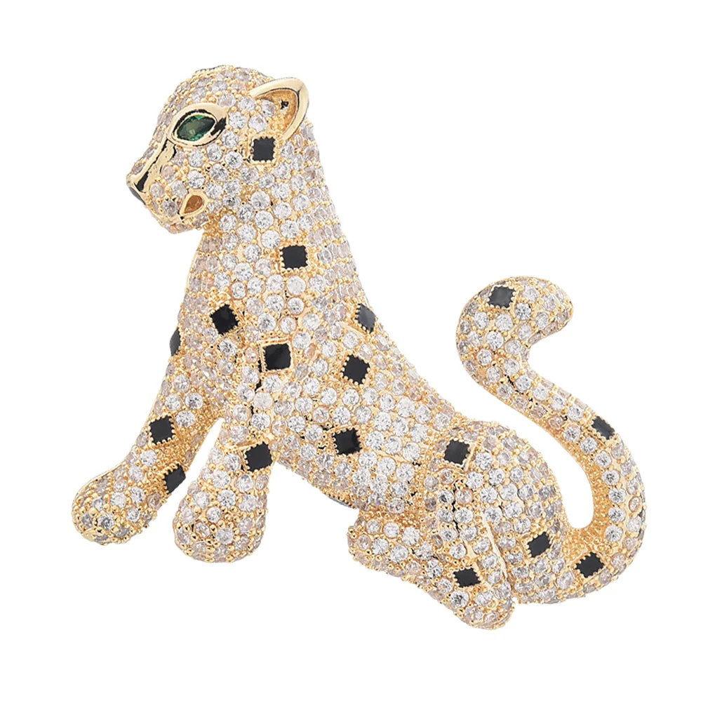 Leopard Brooch Golden Alloy Durable Fashionable Creative Animal Pin For Women Bag Clothes Decoration Brooch Accessory
Leopard Brooch Golden Alloy Durable Fashionable Creative Animal Pin For Women Bag Clothes Decoration Brooch Accessory
