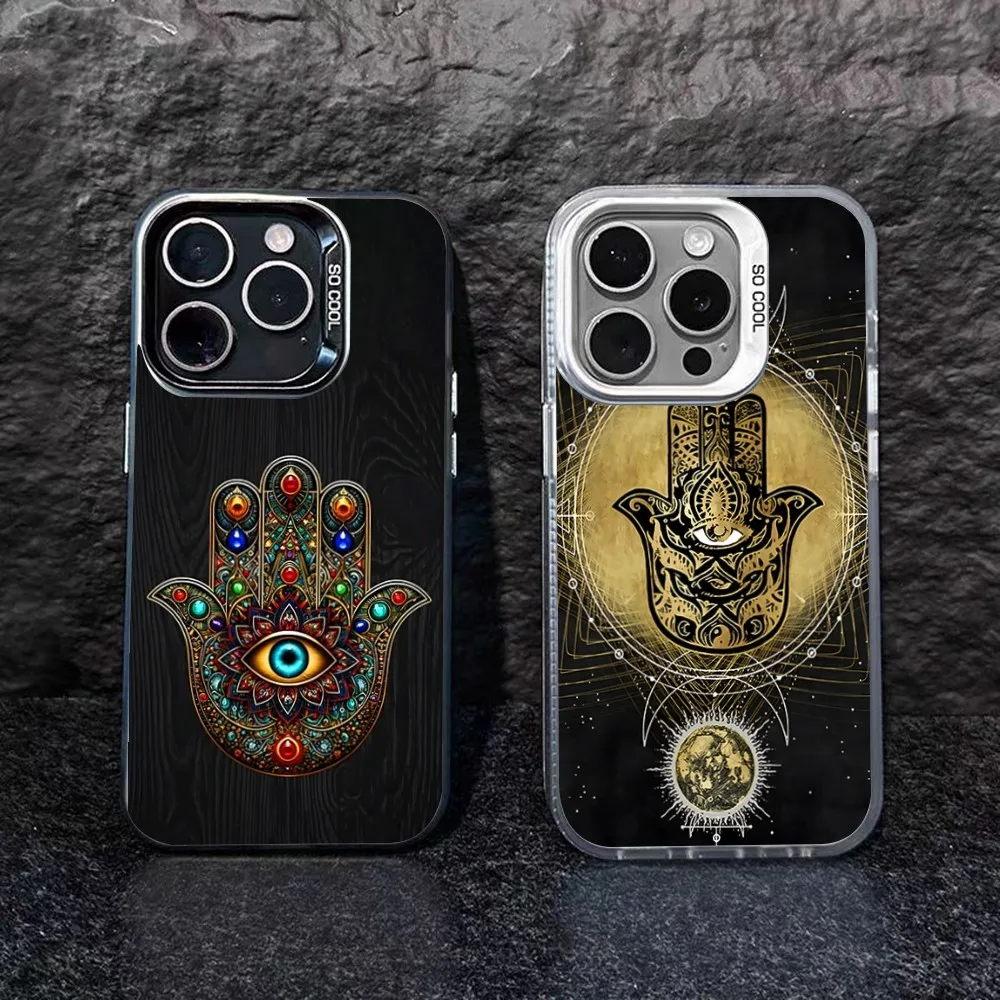 Hamsa Hand Of Fatima Phone Case For IPhone 16 15 14 13 12 11 Pro Max Plus Color Shockproof Back Silver Cover
Hamsa Hand Of Fatima Phone Case For IPhone 16 15 14 13 12 11 Pro Max Plus Color Shockproof Back Silver Cover