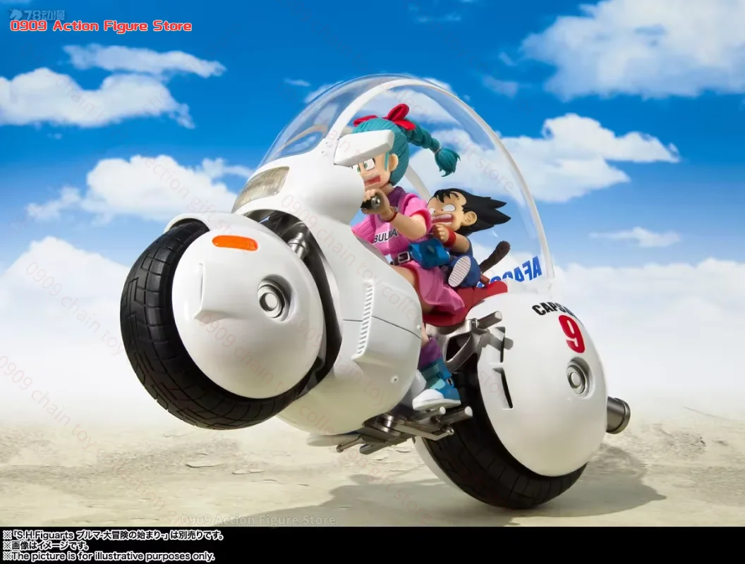 In stock Original SHF Dragon beads Series Bulma's Nine Capsule Motorcycle Action Figure Gift Collection
In stock Original SHF Dragon beads Series Bulma's Nine Capsule Motorcycle Action Figure Gift Collection