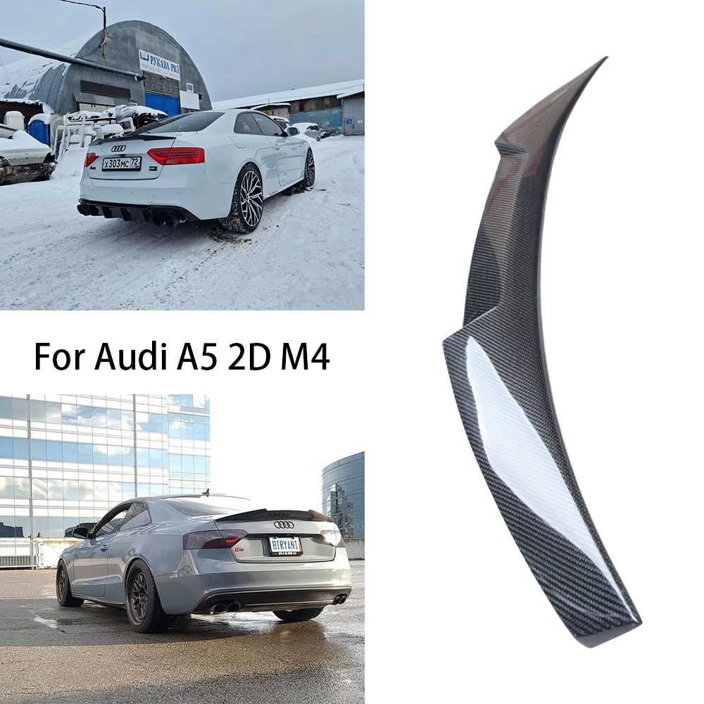 For AUDI A5 B8 B8.5 2Door Coupe 8T3 M4 Style Carbon fiber Rear Spoiler Trunk wing 2007-2017
For AUDI A5 B8 B8.5 2Door Coupe 8T3 M4 Style Carbon fiber Rear Spoiler Trunk wing 2007-2017