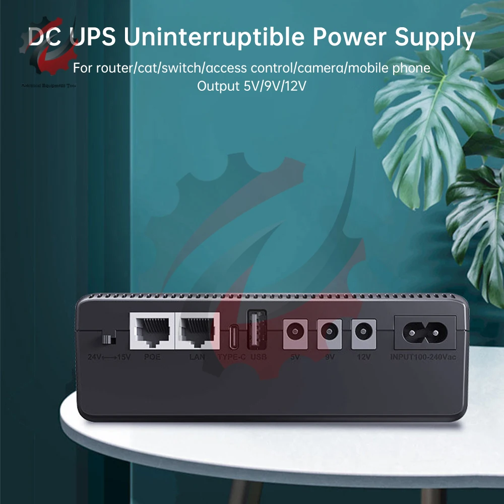 Бесперебойный источник бесперебойного питания для маршрутизатора/Cat/Switch/камеры, 10400 мАч, 5 В, 9 В, 12 В, резервный аккумулятор для умного дома
Бесперебойный источник бесперебойного питания для маршрутизатора/Cat/Switch/камеры, 10400 мАч, 5 В, 9 В, 12 В, резервный аккумулятор для умного дома