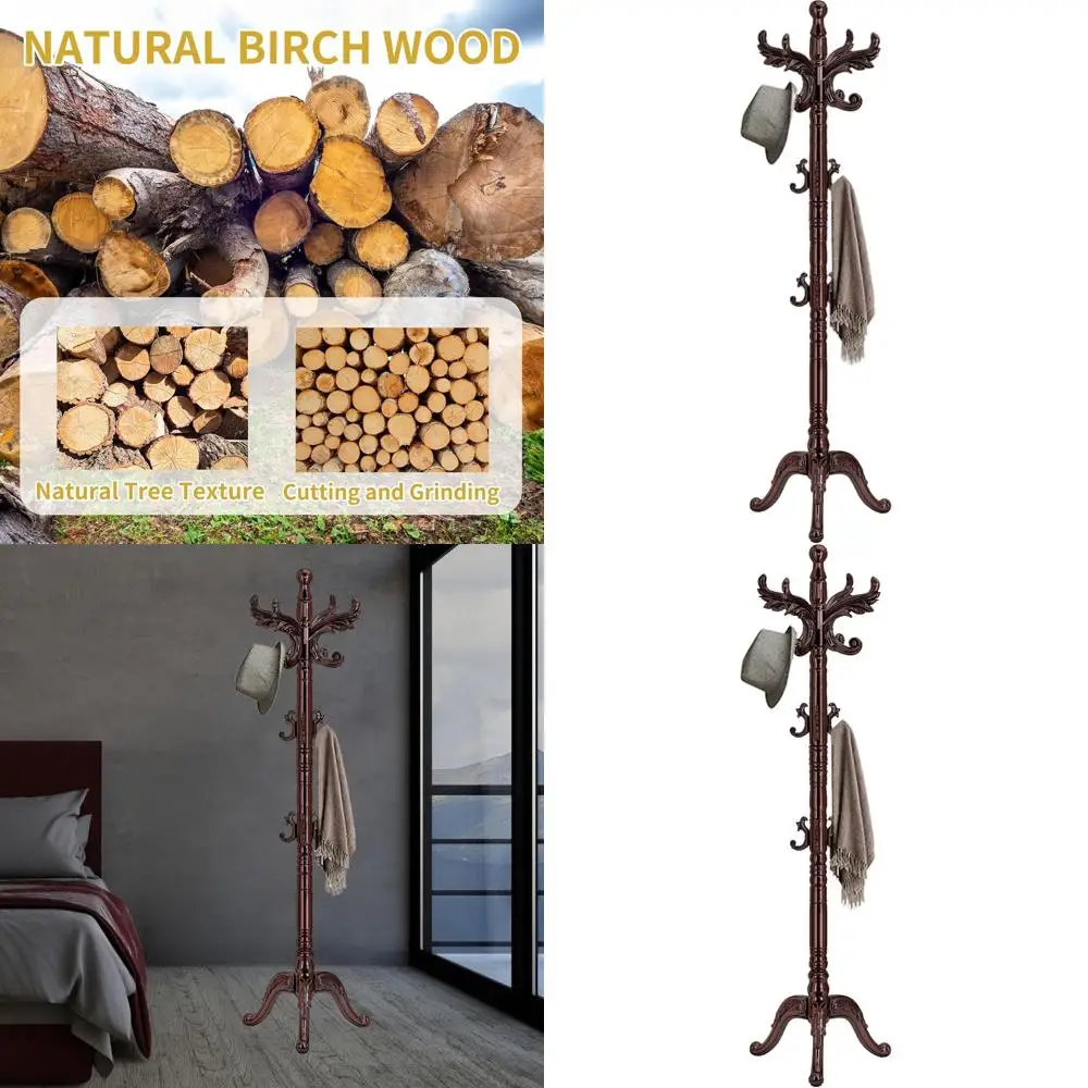 Прочная вешалка для одежды из березового дерева с 14 крючками, в винтажном стиле, для прихожей
Прочная вешалка для одежды из березового дерева с 14 крючками, в винтажном стиле, для прихожей