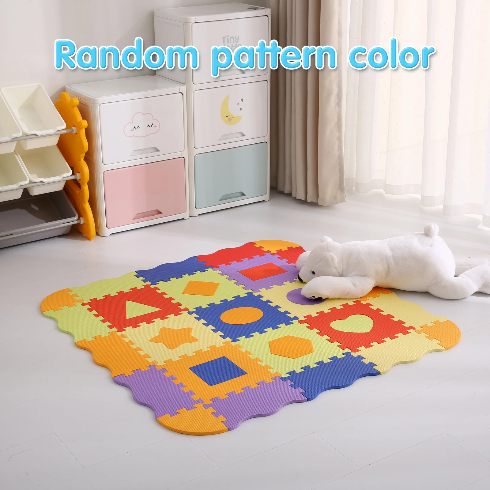 25 pcs/bag EVA Pattern Floor Mat Anti Slip Thickened with PVC Bag Indoor Recreation Activities for Kids
25 pcs/bag EVA Pattern Floor Mat Anti Slip Thickened with PVC Bag Indoor Recreation Activities for Kids