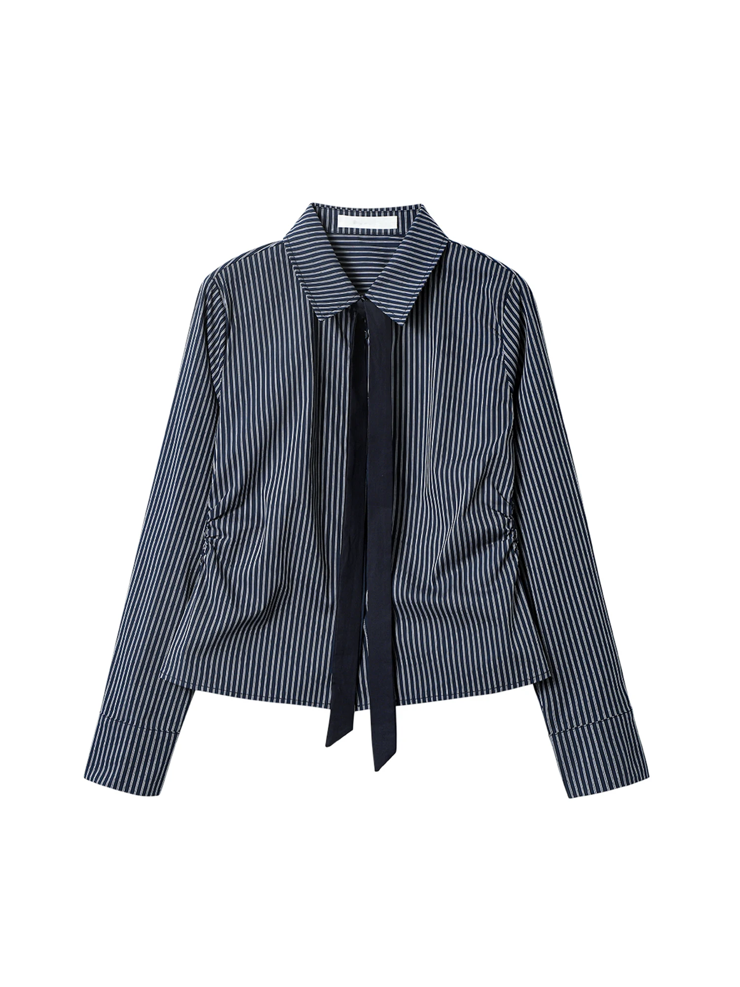 Women Navy Striped Shirts Blouses Y2k Vintage 2000s Elegant Preppy Style Long Sleeve Polo-Neck Shirt Clothes Autumn Spring 2025
Women Navy Striped Shirts Blouses Y2k Vintage 2000s Elegant Preppy Style Long Sleeve Polo-Neck Shirt Clothes Autumn Spring 2025