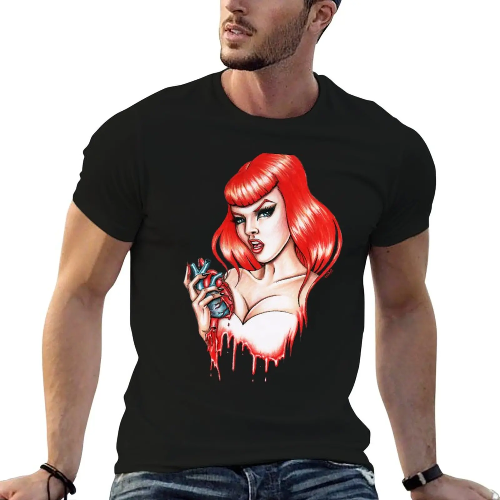 Posessed heart T-Shirt anime tshirt cotton t shirts man 100% t shirts with prints T-shirt
Posessed heart T-Shirt anime tshirt cotton t shirts man 100% t shirts with prints T-shirt