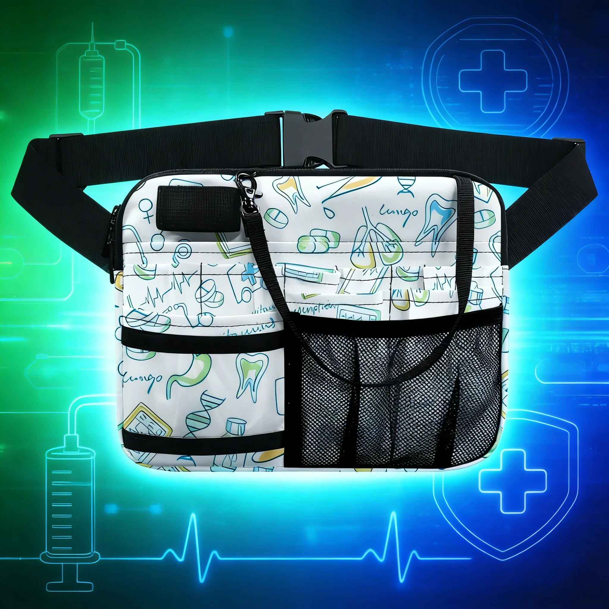 Rainbow Nurse Fanny Pack for School Nursing Student Medical Utility Belt
Rainbow Nurse Fanny Pack for School Nursing Student Medical Utility Belt
