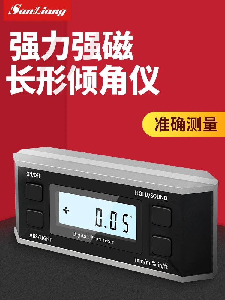 High-precision Long Electronic Digital Display Inclinometer Box with Magnetic Goniometer Level Angle Ruler
High-precision Long Electronic Digital Display Inclinometer Box with Magnetic Goniometer Level Angle Ruler