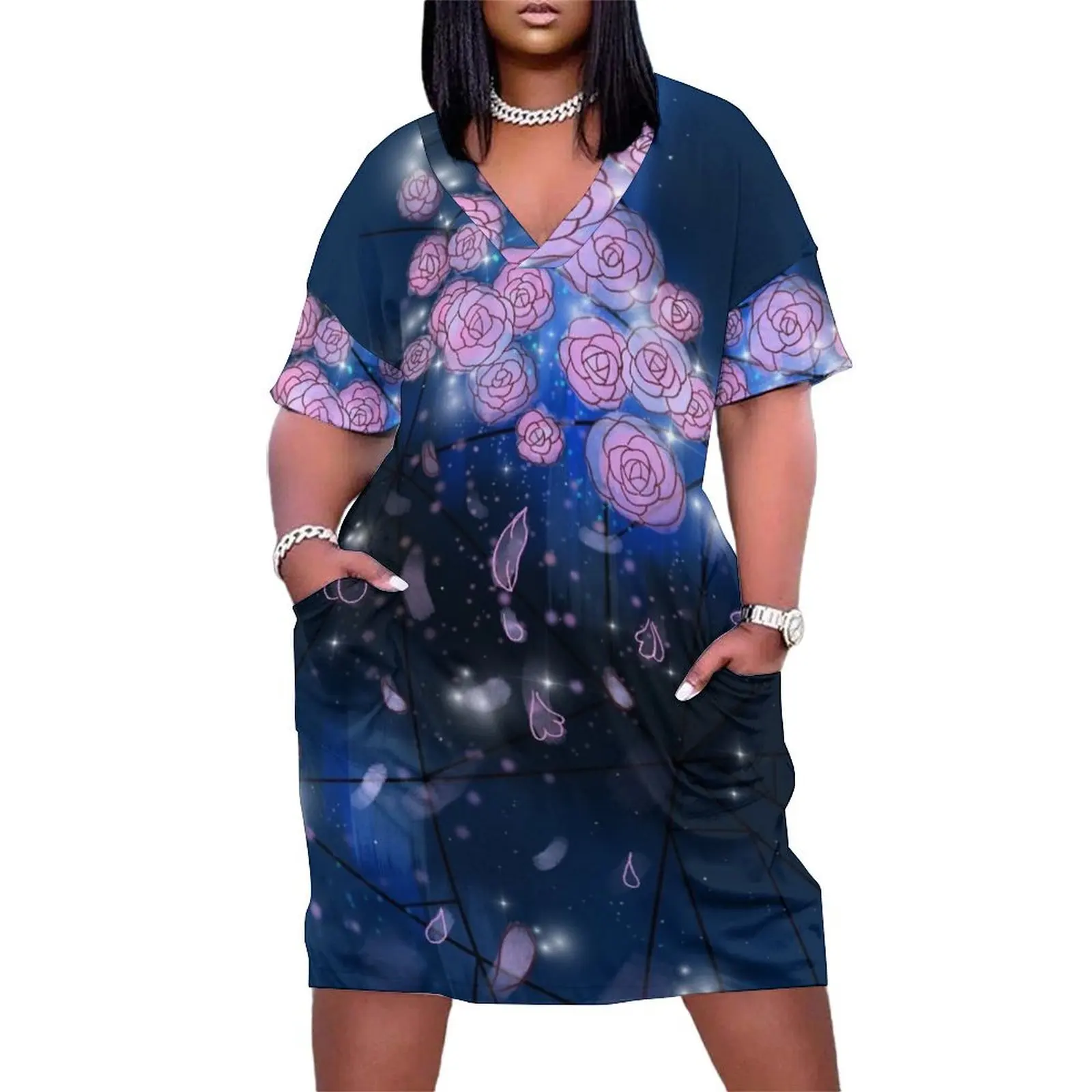Broken Glass Roses Loose Pocket Dress ladies dresses for special occasion Party dresses for women long sleeve dress
Broken Glass Roses Loose Pocket Dress ladies dresses for special occasion Party dresses for women long sleeve dress
