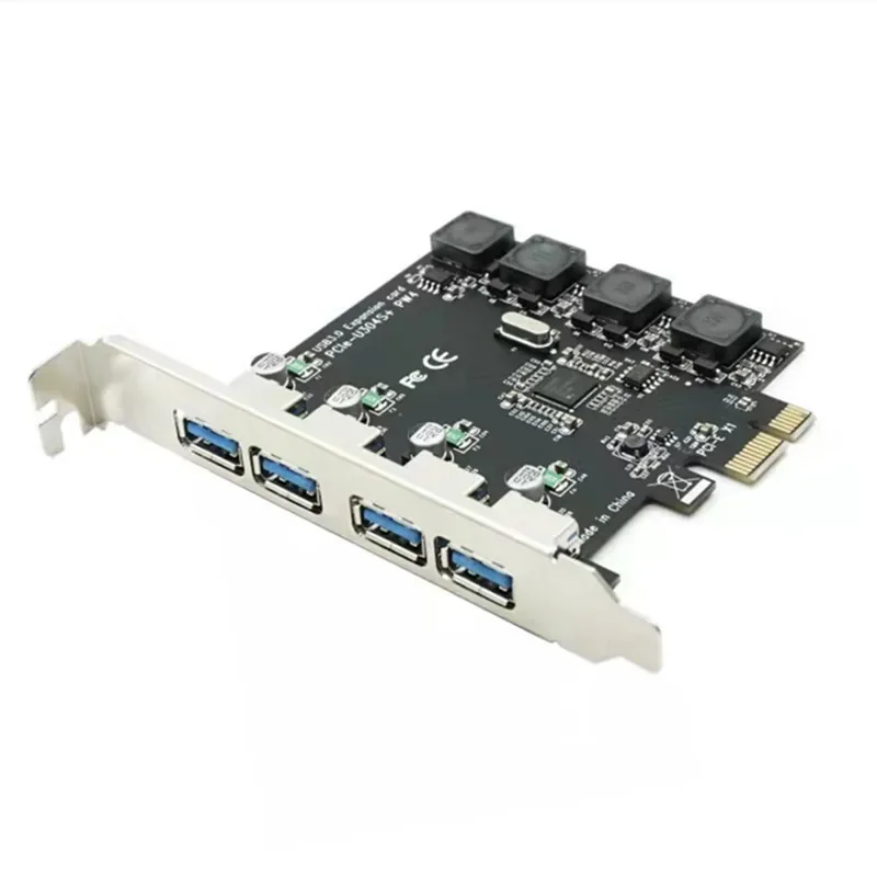 4Port PCI-E To USB 3.0 HUB PCI Express Expansion Card Adapter 5 Gbps Speed Top for Desktop Computer Components New
4Port PCI-E To USB 3.0 HUB PCI Express Expansion Card Adapter 5 Gbps Speed Top for Desktop Computer Components New