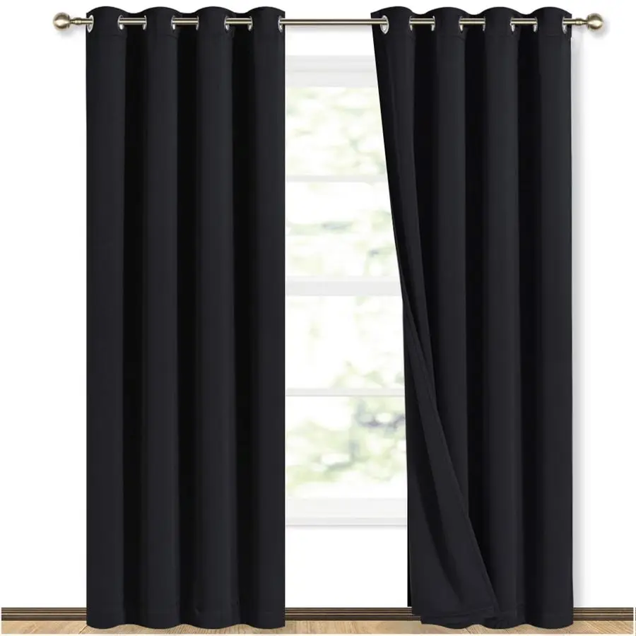 HighEnd Thermal Curtains, Full Blackout Curtains 84 inches Long for Dining Room, Soundproof Window Treatment Drapes for Hall Roo
HighEnd Thermal Curtains, Full Blackout Curtains 84 inches Long for Dining Room, Soundproof Window Treatment Drapes for Hall Roo