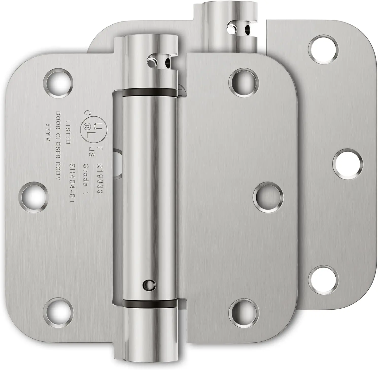 2 Pack Self Closing Door Hinges 3.5 Inch, Spring Hinge with 5/8'' Radius Corners, Adjustable Tension for Garage, Front Door
2 Pack Self Closing Door Hinges 3.5 Inch, Spring Hinge with 5/8'' Radius Corners, Adjustable Tension for Garage, Front Door