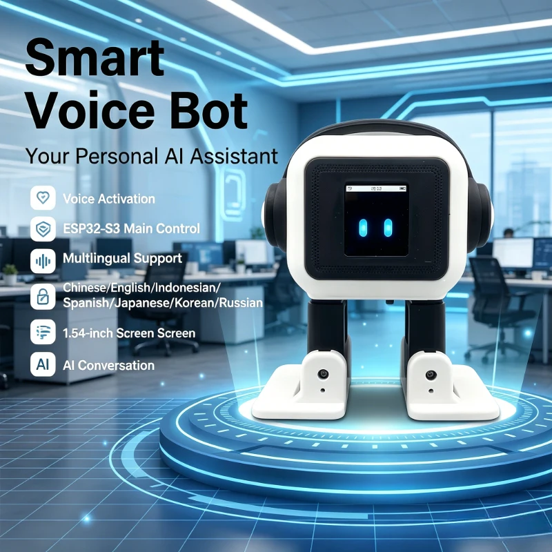 New AI Desktop Robot Smart Interactive Talking Dancing Robot Toy for Kids Voice Wake-up 1.54-inch TFT Screen
New AI Desktop Robot Smart Interactive Talking Dancing Robot Toy for Kids Voice Wake-up 1.54-inch TFT Screen