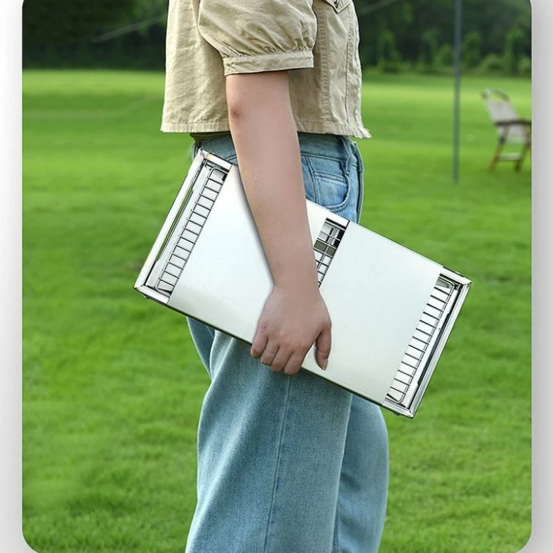 Духовка для барбекю из нержавеющей стали, уличный угольный утолщенный гриль для барбекю, бытовая маленькая односекундная складная угольная печь для кебаба
Духовка для барбекю из нержавеющей стали, уличный угольный утолщенный гриль для барбекю, бытовая маленькая односекундная складная угольная печь для кебаба