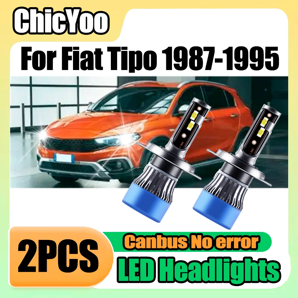 2PCS Canbus No error Front Headlights 3570 CSP Chips 120W High Power LED Headlights 6000K White 20000LM For Fiat Tipo 1987-1995
2PCS Canbus No error Front Headlights 3570 CSP Chips 120W High Power LED Headlights 6000K White 20000LM For Fiat Tipo 1987-1995