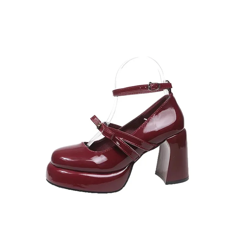 Women's Shoes 2026 Spring New French Mary Jane Shoes Fashion Versatile Waterproof High Heels for Women Platform Thick Heel Shoes
Women's Shoes 2026 Spring New French Mary Jane Shoes Fashion Versatile Waterproof High Heels for Women Platform Thick Heel Shoes