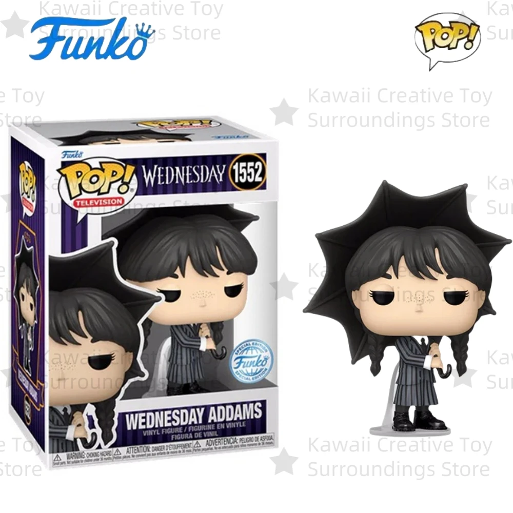 The Addams Family Wednesday Addams with Umbrella#1552 Funko Pop Vinyl Figure 4.6inch Collectible Limited Edition Model Toy Gift
The Addams Family Wednesday Addams with Umbrella#1552 Funko Pop Vinyl Figure 4.6inch Collectible Limited Edition Model Toy Gift