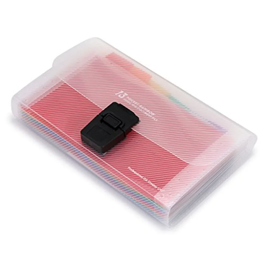 13 Pocket Accordian File Organizer- Plastic Wallet for Cards, Coupons, Receipt, Tax Item, Mini Expanding Folders Organizational
13 Pocket Accordian File Organizer- Plastic Wallet for Cards, Coupons, Receipt, Tax Item, Mini Expanding Folders Organizational