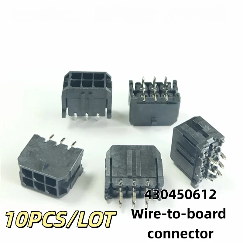 10 шт./лот 430450612 43045-0612 0430450612 2*3PIN 6PIN P = 3,0 мм разъем «провод-плата» новый и оригинальный
10 шт./лот 430450612 43045-0612 0430450612 2*3PIN 6PIN P = 3,0 мм разъем «провод-плата» новый и оригинальный