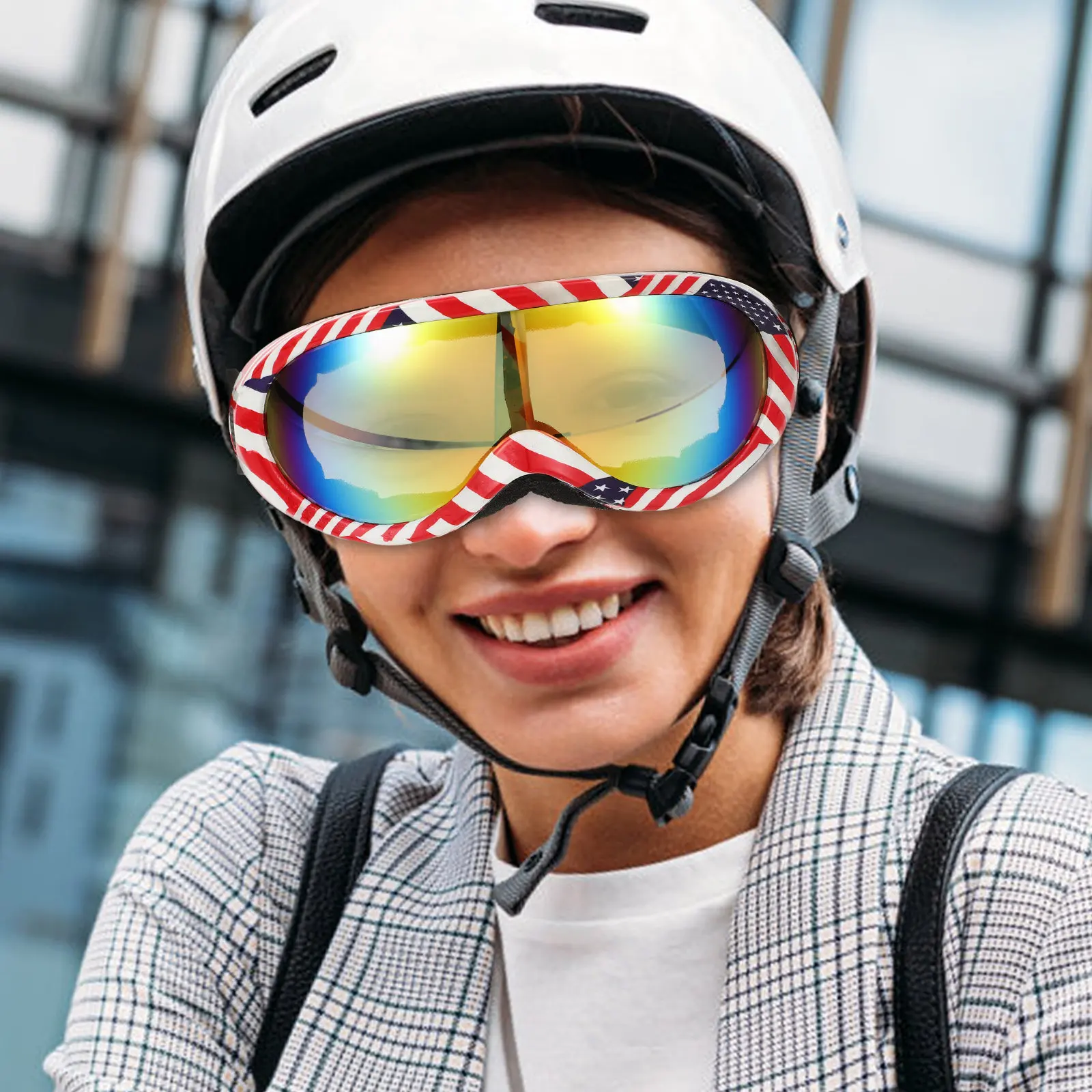 Мотоциклетные очки для катания на лыжах, сноуборде, велоспорте, защитные очки для активного отдыха, с регулируемым ремешком, обеспечивающие четкий обзор, ветрозащитные, для использования в различных видах спорта
Мотоциклетные очки для катания на лыжах, сноуборде, велоспорте, защитные очки для активного отдыха, с регулируемым ремешком, обеспечивающие четкий обзор, ветрозащитные, для использования в различных видах спорта