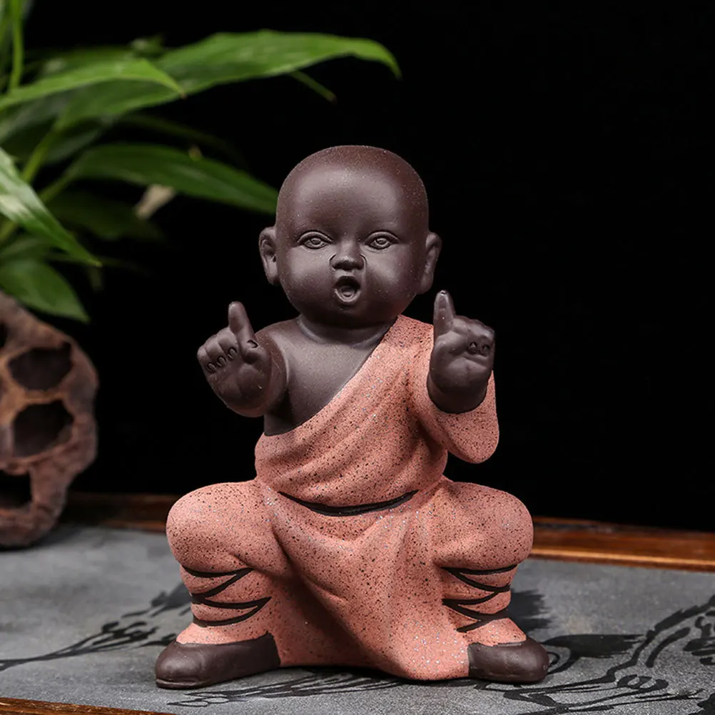 1Pcs Kung Fu Monk Purple Sand Statue Decorative Tea Pet for Home Table Office Desktop Ornament Monk Statue Tea Pet
1Pcs Kung Fu Monk Purple Sand Statue Decorative Tea Pet for Home Table Office Desktop Ornament Monk Statue Tea Pet