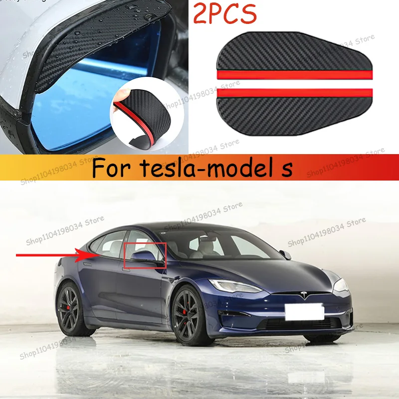 For tesla-model s Car 2PCS Carbon Fiber Sun Visor Shade Cover Car Rearview Mirror Rain Eyebrow Protector Clear Vision
For tesla-model s Car 2PCS Carbon Fiber Sun Visor Shade Cover Car Rearview Mirror Rain Eyebrow Protector Clear Vision