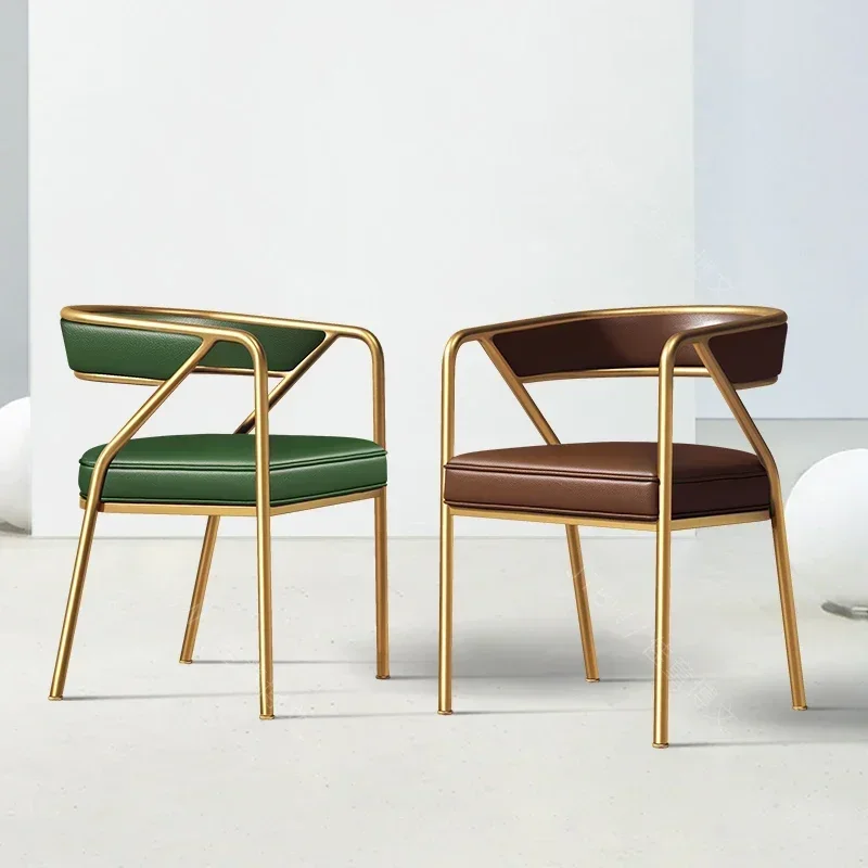 Leather dining chair home light luxury modern minimalist European net red minimalist simple back chair wrought iron makeup stool
Leather dining chair home light luxury modern minimalist European net red minimalist simple back chair wrought iron makeup stool