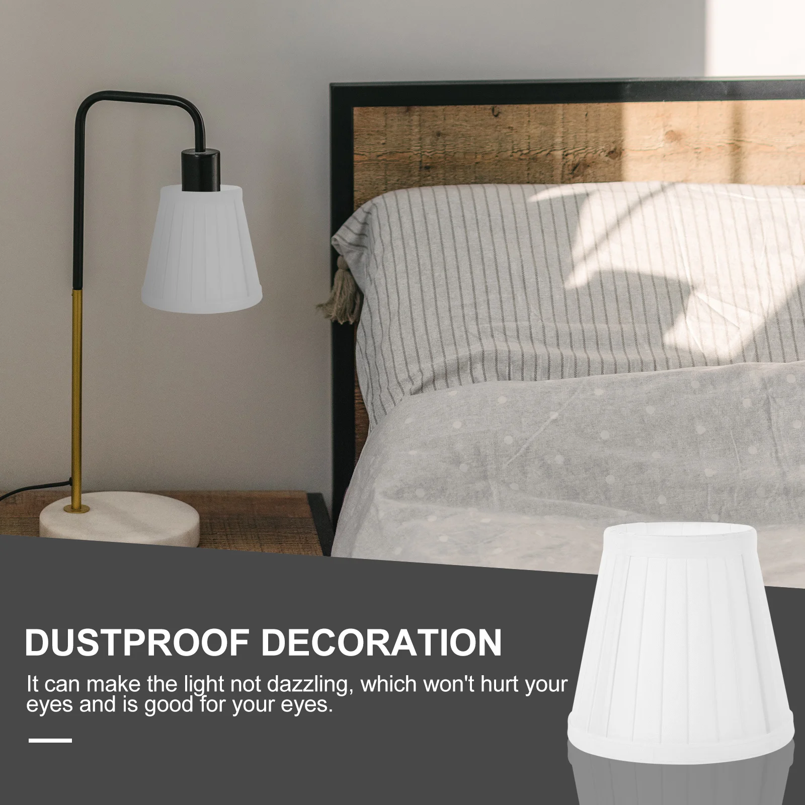 Fabric Lampshade Black Frames Clip Hardware Cloth Cover Dustproof Table Lamp Decor Exquisite Anti dust Long lasting Durable
Fabric Lampshade Black Frames Clip Hardware Cloth Cover Dustproof Table Lamp Decor Exquisite Anti dust Long lasting Durable