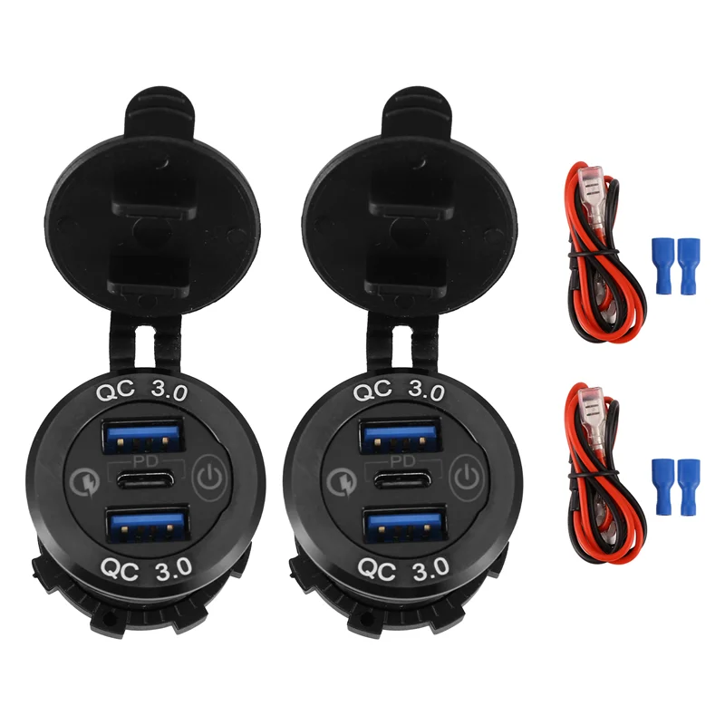 QC 3.0 PD3.0 Автомобильное зарядное устройство с тройным USB-портом 12 В, 24 В, 60 Вт, множественное быстрое зарядное устройство USB-C с переключателем для лодки, грузовика, автофургона, мотоцикла
QC 3.0 PD3.0 Автомобильное зарядное устройство с тройным USB-портом 12 В, 24 В, 60 Вт, множественное быстрое зарядное устройство USB-C с переключателем для лодки, грузовика, автофургона, мотоцикла