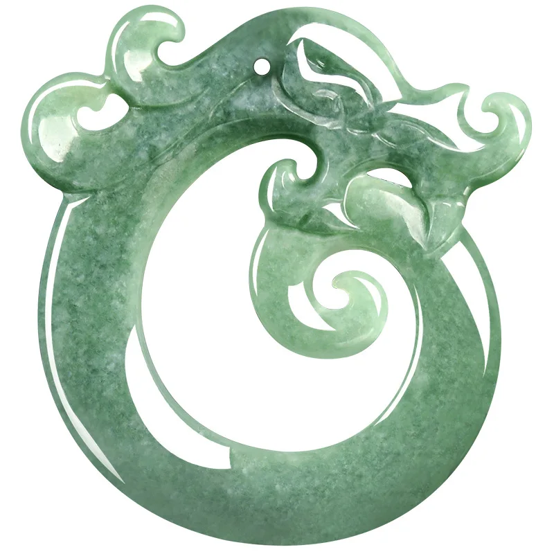 Green Myanmar Jadeite Dragon Pendant Necklace Charm Real Jade Fashion Gemstone Natural Jewelry Gifts for Women Luxury
Green Myanmar Jadeite Dragon Pendant Necklace Charm Real Jade Fashion Gemstone Natural Jewelry Gifts for Women Luxury