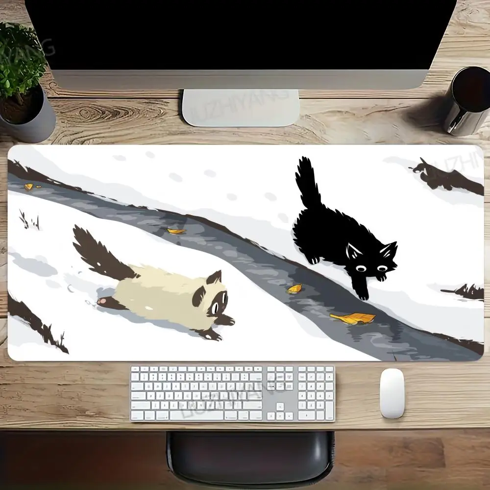 Anime Playful Cat Mouse Pad XXL Computer Accessories Office Game Table Mats Rubber Anti-slip Gaming Keyboard Mousepads Desk Pads
Anime Playful Cat Mouse Pad XXL Computer Accessories Office Game Table Mats Rubber Anti-slip Gaming Keyboard Mousepads Desk Pads