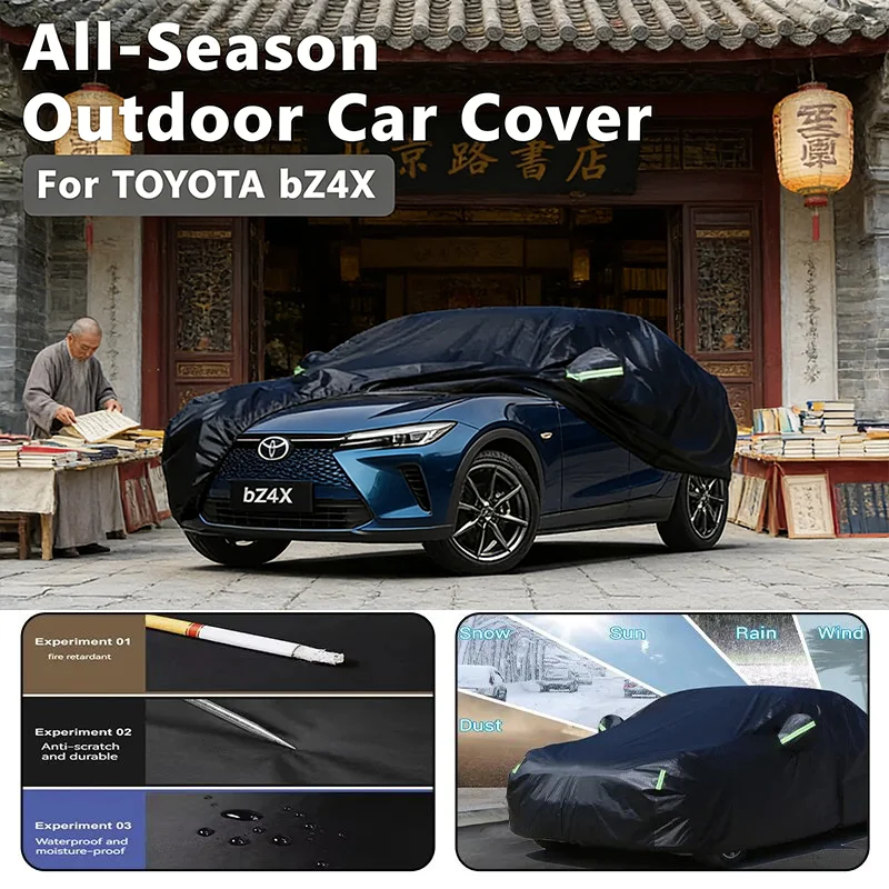 Outdoor Car Cover for TOYOTA bZ4X - Outdoor Full Protection, Waterproof Dustproof Heat-Resistant
Outdoor Car Cover for TOYOTA bZ4X - Outdoor Full Protection, Waterproof Dustproof Heat-Resistant