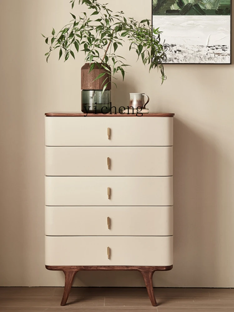 XL Walnut Chest of Drawers Solid Wood Chest of Drawers Bedroom Locker Storage Cabinet Minimalist
XL Walnut Chest of Drawers Solid Wood Chest of Drawers Bedroom Locker Storage Cabinet Minimalist