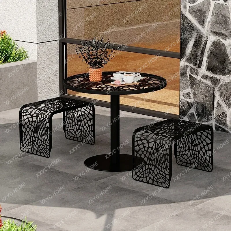 X Round Table Outdoor Courtyard Villa Courtyard Round Table Coffee Table Dessert Shop
X Round Table Outdoor Courtyard Villa Courtyard Round Table Coffee Table Dessert Shop