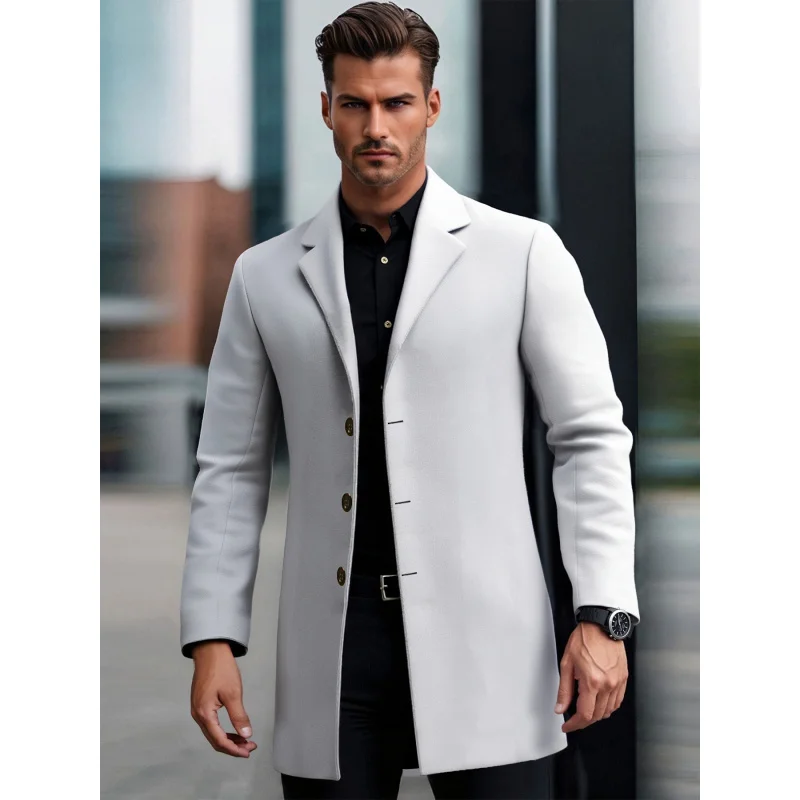 2025Spring and Autumn European and American-Style Mid-Length Fashion Trench Coat Design Lapel Casual Coat
2025Spring and Autumn European and American-Style Mid-Length Fashion Trench Coat Design Lapel Casual Coat