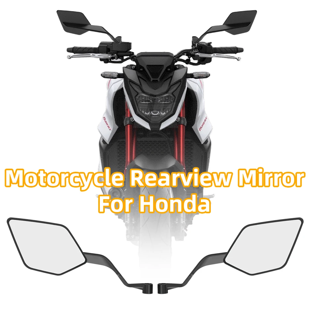 Универсальное мотоциклетное зеркало заднего вида для Honda CB1000R CB650R CB650F CB500 CB300 CB200X CB125, спортивные зеркала заднего вида с ветровым крылом 
Универсальное мотоциклетное зеркало заднего вида для Honda CB1000R CB650R CB650F CB500 CB300 CB200X CB125, спортивные зеркала заднего вида с ветровым крылом