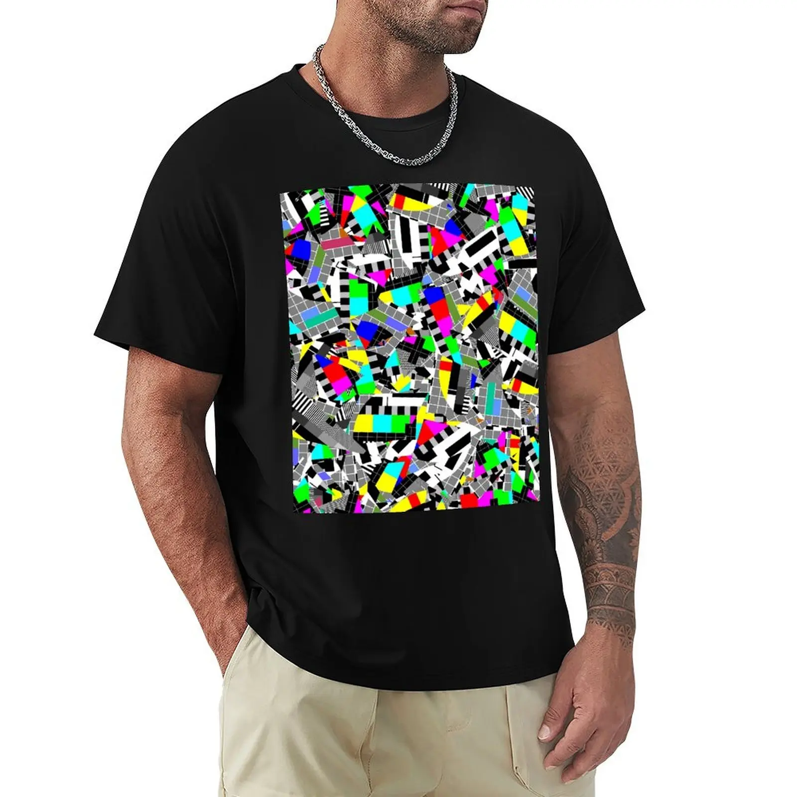 TV test image T-Shirt man t shirt oversized graphic tee football t shirt clothing for men
TV test image T-Shirt man t shirt oversized graphic tee football t shirt clothing for men