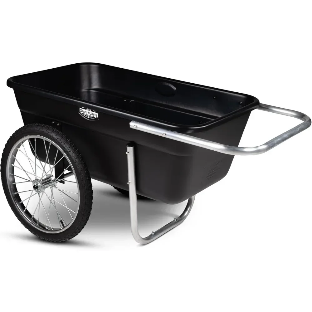 Premium Yard Cart - Strong, Lightweight, and Perfectly Balanced (20" Flat Free Wheels)47"D x 28"W x 26"H
Premium Yard Cart - Strong, Lightweight, and Perfectly Balanced (20" Flat Free Wheels)47"D x 28"W x 26"H
