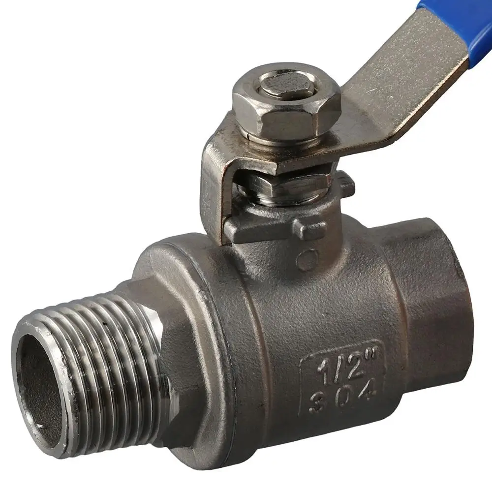 Устойчивый к высоким давлением шаровой кран из нержавеющей стали 304, 1/2 дюйма, серебряный газовый клапан с внутренней резьбой x наружной резьбой, 1000 WOG, запорное масло
Устойчивый к высоким давлением шаровой кран из нержавеющей стали 304, 1/2 дюйма, серебряный газовый клапан с внутренней резьбой x наружной резьбой, 1000 WOG, запорное масло