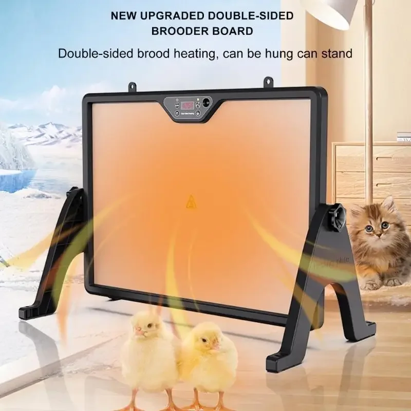 Double-Sided Adjustable Chicken Duck Brooder Heating Pad with Fast Warming Technology for Home Pets
Double-Sided Adjustable Chicken Duck Brooder Heating Pad with Fast Warming Technology for Home Pets