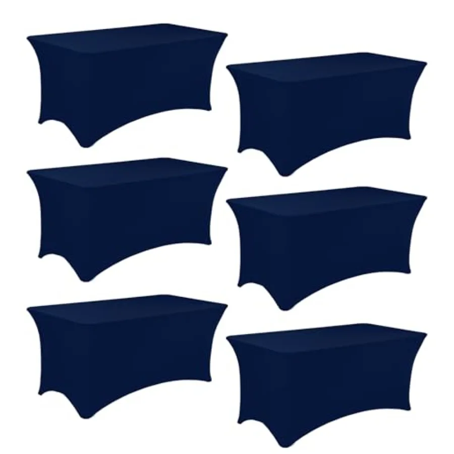 6 Pack 6Feet Spandex Table Covers Washable Wrinkle Resistant Fitted Rectangle Tablecloth for Folding Table Wedding Party Birthd
6 Pack 6Feet Spandex Table Covers Washable Wrinkle Resistant Fitted Rectangle Tablecloth for Folding Table Wedding Party Birthd
